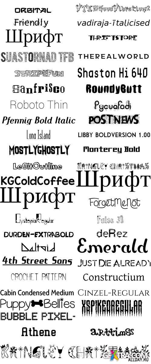 Fonts Outgoing 2012, 167 Cool Font Types!