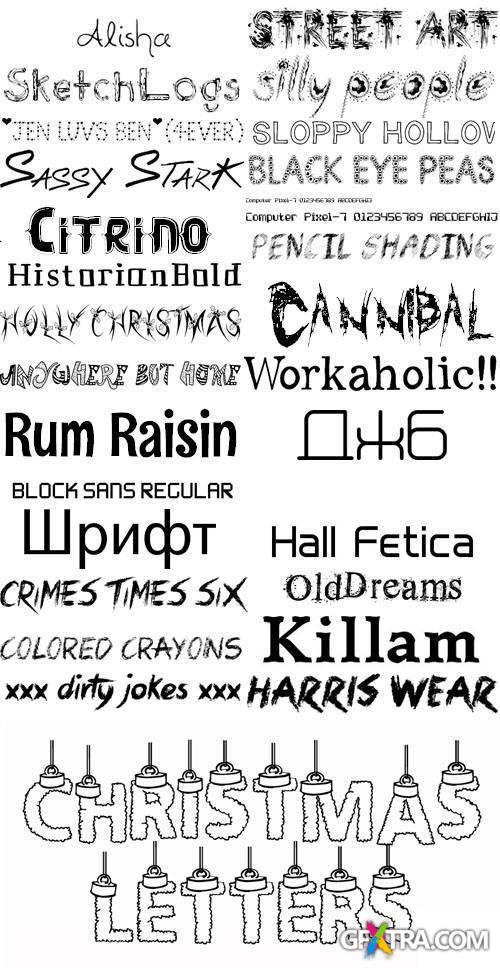 Fonts Outgoing 2012, 167 Cool Font Types!