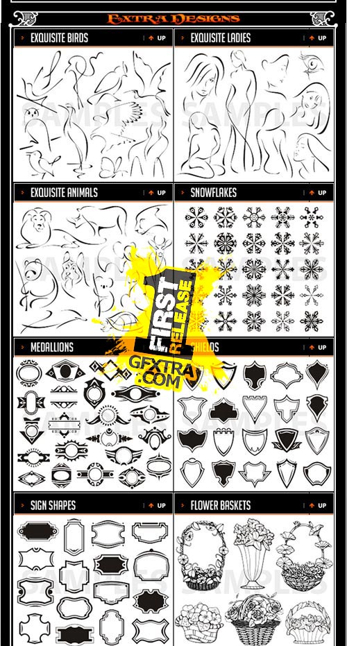 Clipart deSIGN - Ultimate Ornaments Mega Pack! v1.0