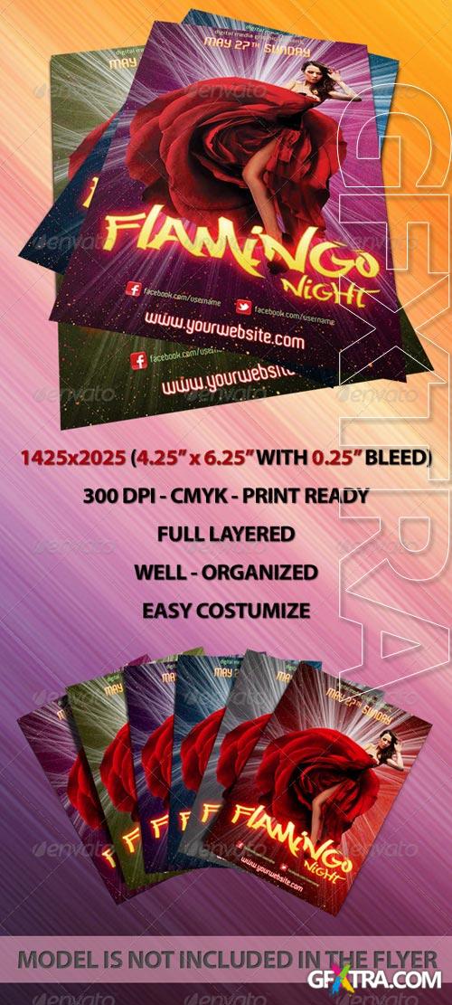 GraphicRiver - Filamingo Night Flyer Template