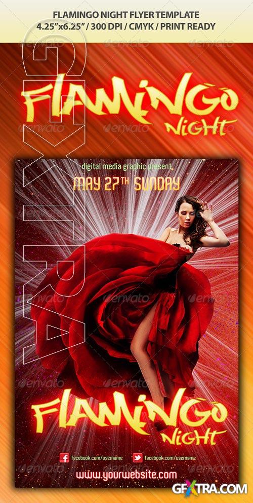 GraphicRiver - Filamingo Night Flyer Template