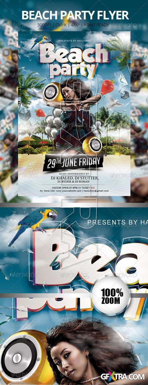 GraphicRiver - Beach Party Flyer Vol_9