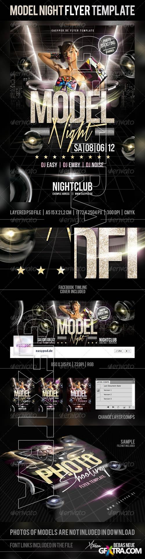 GraphicRiver - Model Night Flyer Template