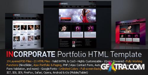 ThemeForest - Incorporate Portfolio HTML Template