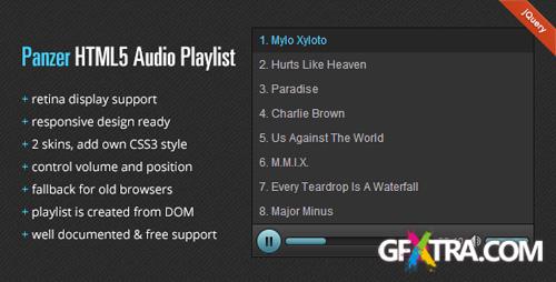 CodeCanyon - Panzer - HTML5 Audio Playlist