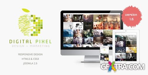 TemPlaza - Digital Pixel v1.6 - Template For Joomla 2.5