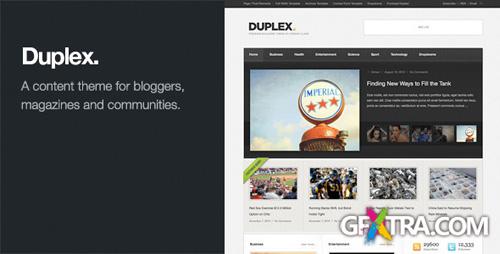 ThemeForest - Duplex v1.1.3 - Magazine / Community / Blog Theme