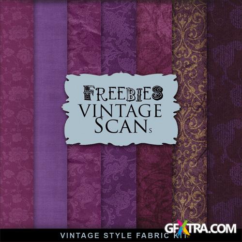 Textures - Old Vintage Backgrounds #114 - Purple Fabric Style