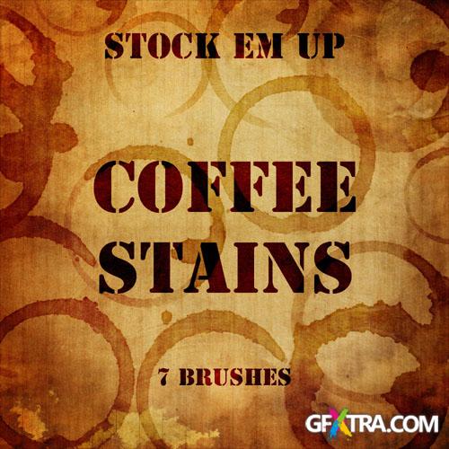 Coffee Stains Photoshop Brushes