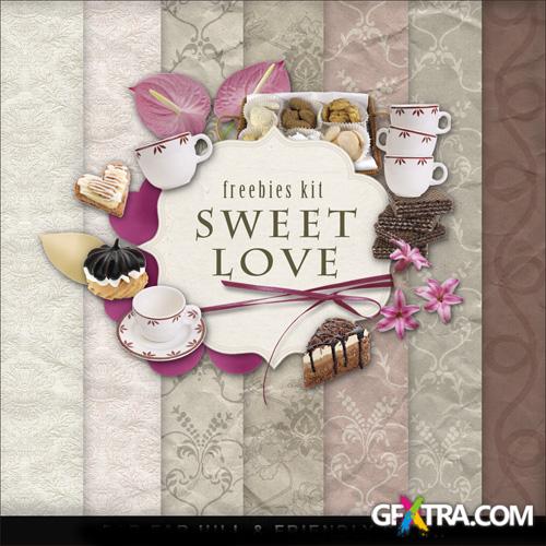 Scrap-set - Sweet Love