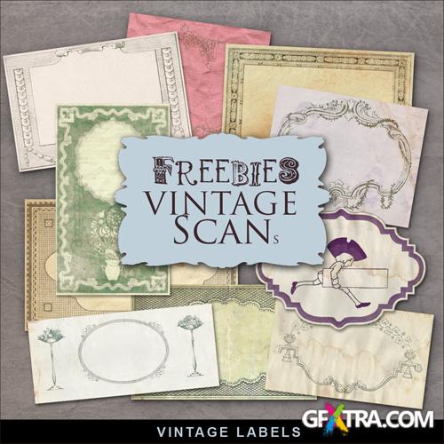 Scrap-kit - Vintage Labels #6