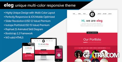 ThemeForest - ELEG - Unique Multi-Color Responsive HTML5 Theme