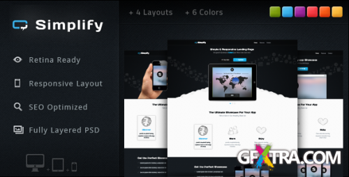 ThemeForest - Simplify - Responsive App Landing Page