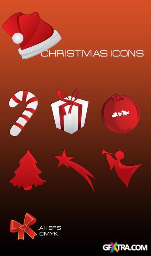 Christmas Icon Vectors REUPLOAD