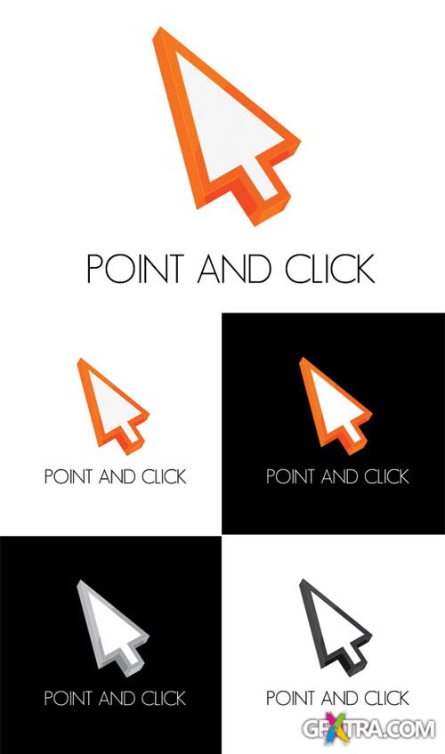 Point and Clich Logo Vector Template REUPLOAD