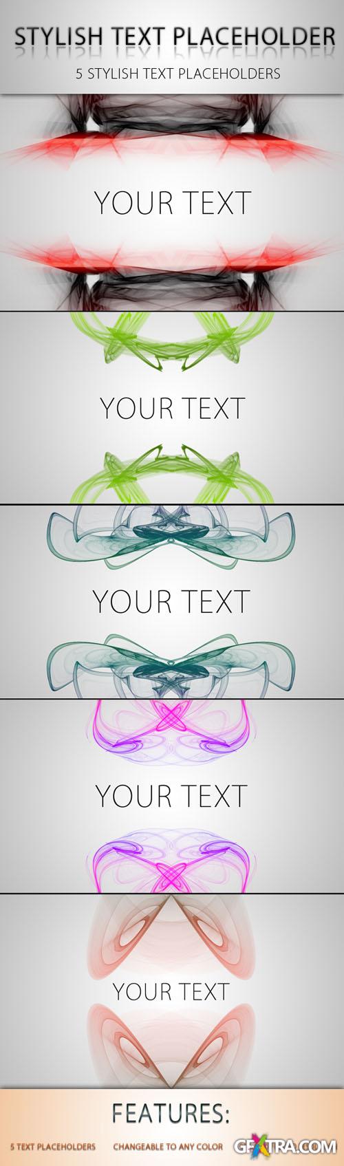 Stylish Text Placeholder PSD Template REUPLOAD