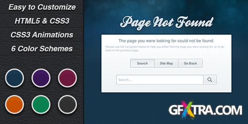 ThemeForest - Evolve 404 - Error Pages