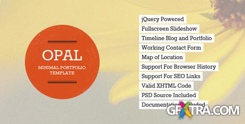 ThemeForest - Opal - Minimal Portfolio Template