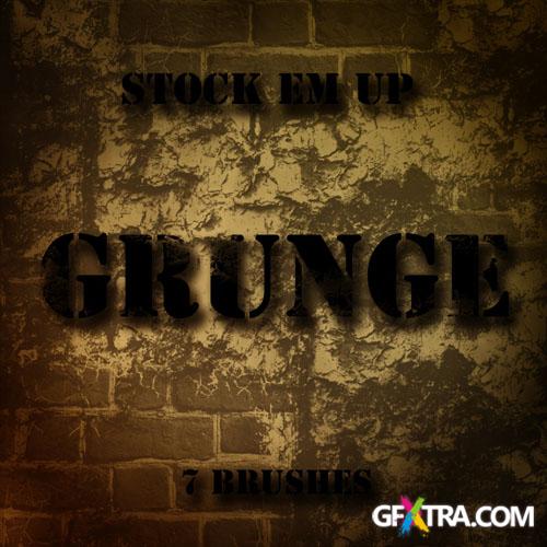 7 Grunge Photoshop Brushes