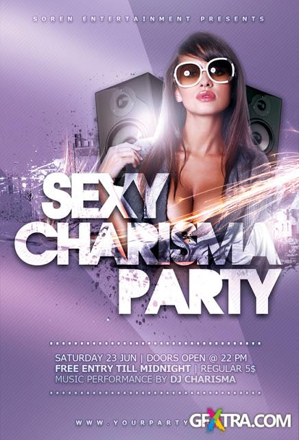 Sexy Charisma Party Flyer/Poster PSD Template