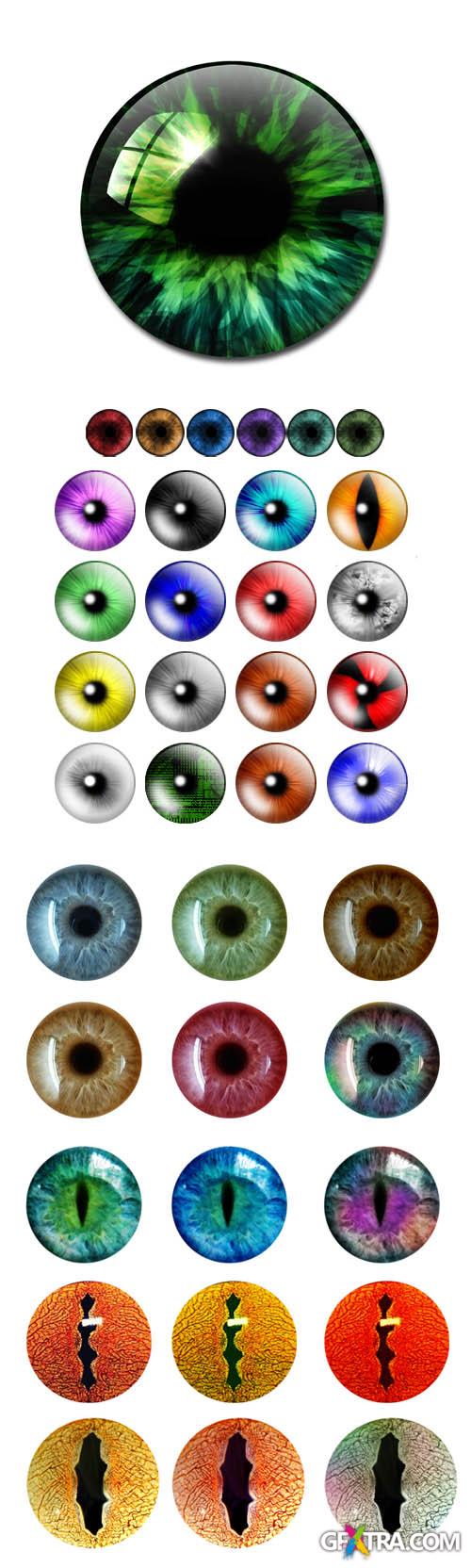 PSD Cliparts - Eyes