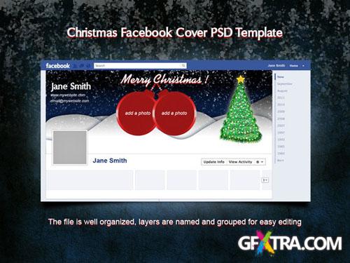 Christmas Facebook Cover PSD Template