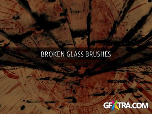 Broken Glass Photoshop Brushes