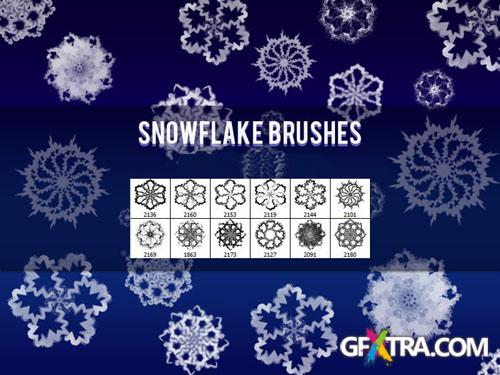 Snowflake Photoshop Brushes #1