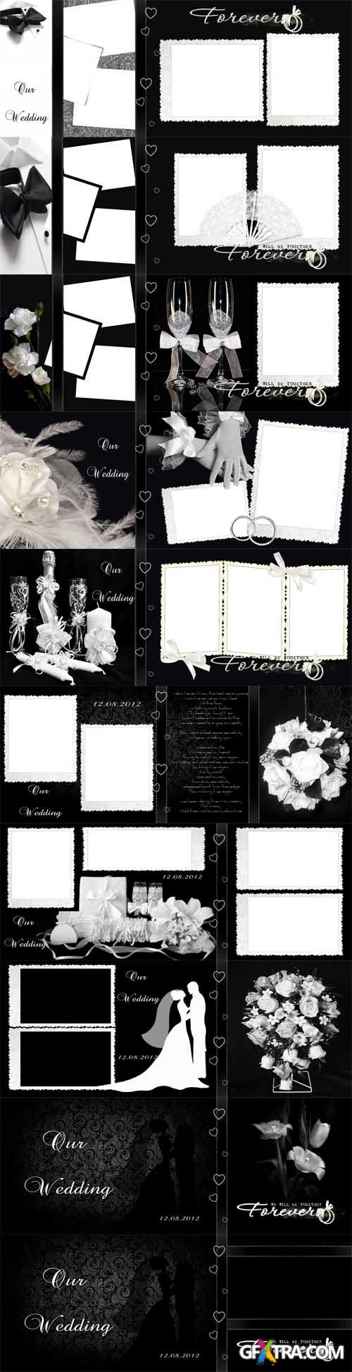 Elegant Dark Wedding Photobook