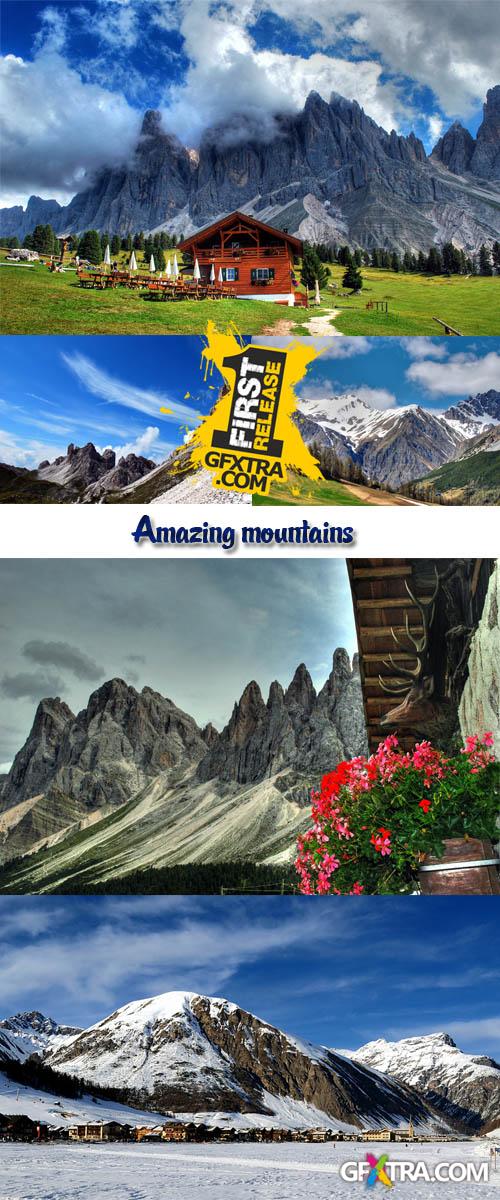 Stock Photo: Amazing mountains