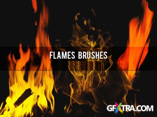 Premium Flames Photoshop Brushes