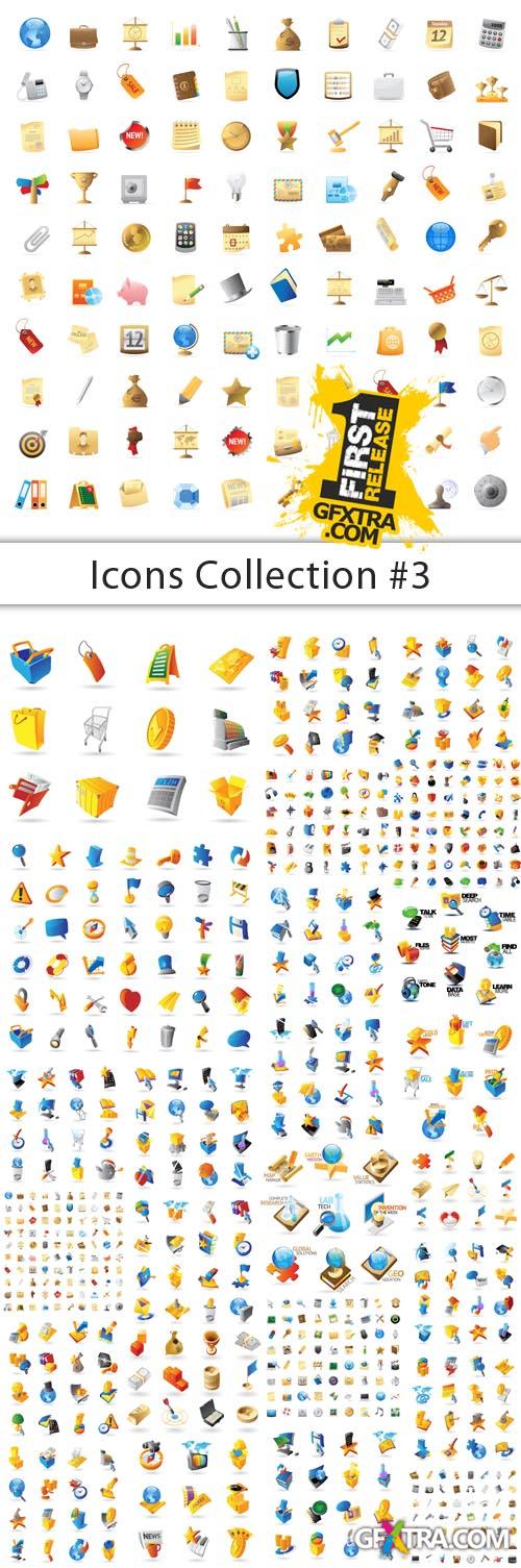 Icons Collection #3 - 25 EPS Vector Stock