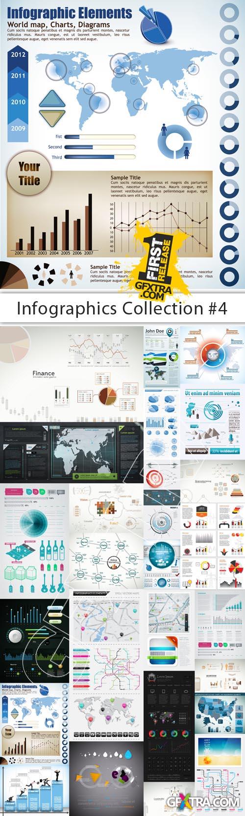 Infographics Collection #4 - 25 EPS Vector Stock