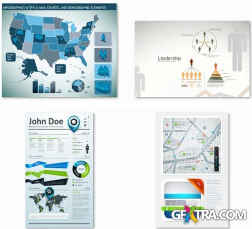 Infographics Collection #4 - 25 EPS Vector Stock