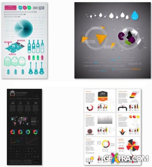 Infographics Collection #4 - 25 EPS Vector Stock