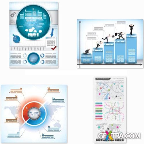 Infographics Collection #4 - 25 EPS Vector Stock