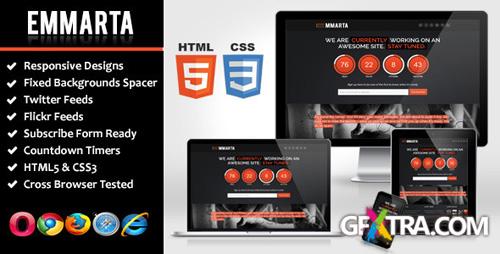 ThemeForest - Emmarta - Responsive Coming Soon