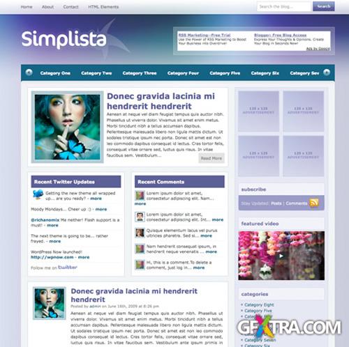 WPNow - Simplista v1.01 - WordPress Theme