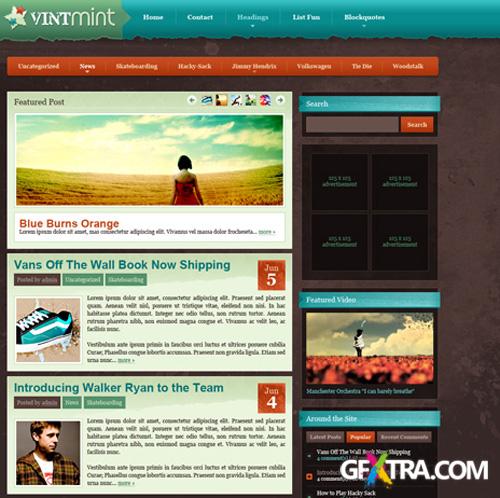 WPNow - VintMint v1.01 - WordPress Theme