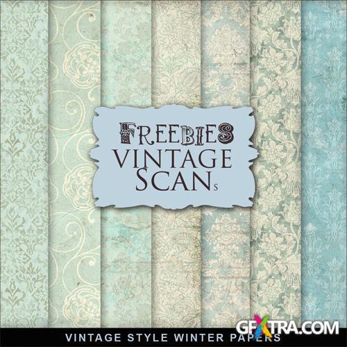 Textures - Viintage Style Winter Papers