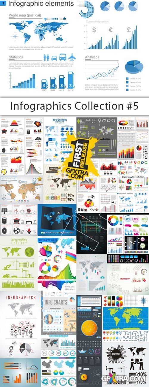 Infographics Collection #5 - 25 EPS Vector Stock