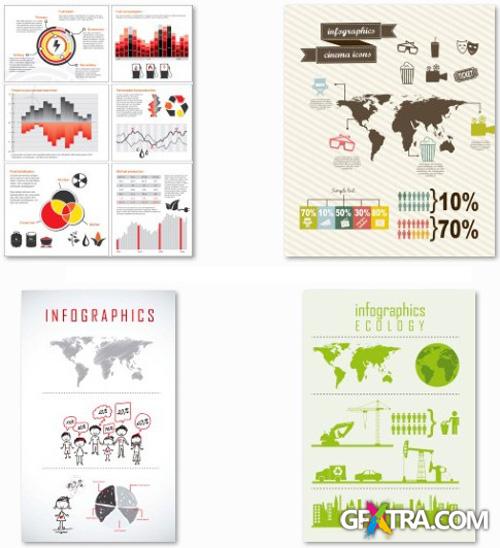 Infographics Collection #5 - 25 EPS Vector Stock