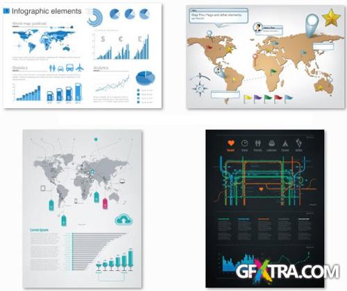 Infographics Collection #5 - 25 EPS Vector Stock