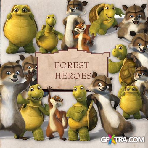 Scrap-set - Forest Heroes 2