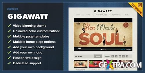 ThemeForest - Gigawatt v1.1.3.0 - WordPress Video Theme