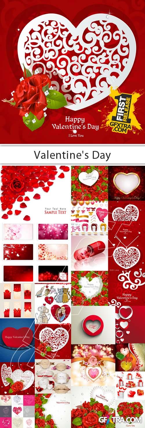 Valentine's Day - 25 EPS Vector Stock