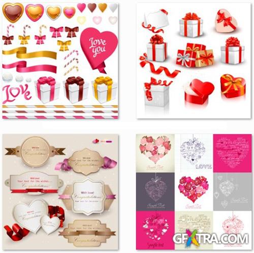 Valentine's Day - 25 EPS Vector Stock