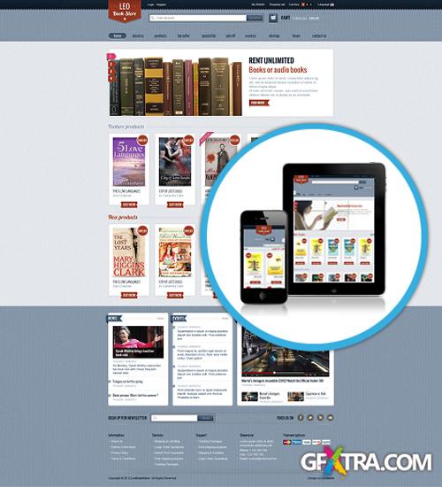 LeoTheme - Leo Book Responsive Template For Joomla 2.5