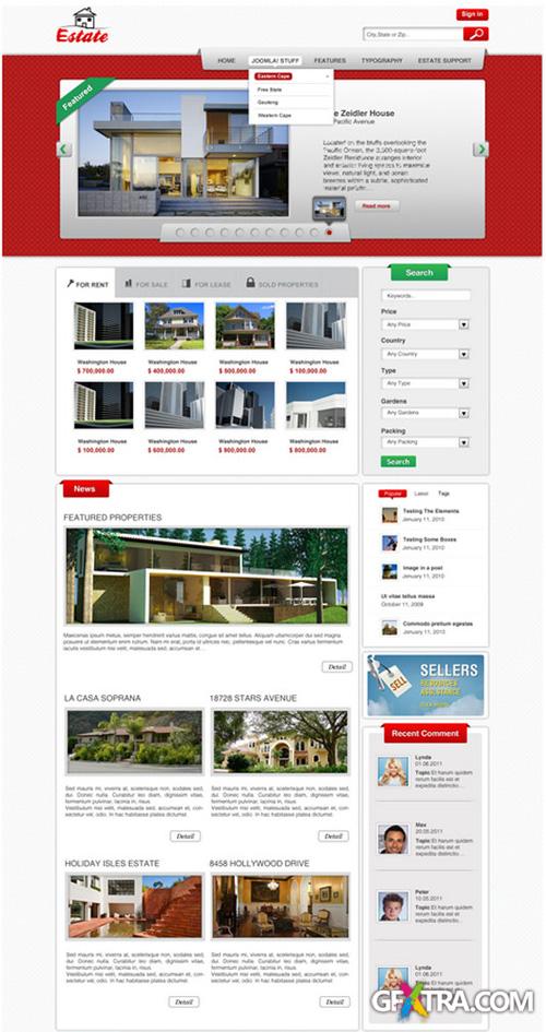 LeoTheme - Leo Estate Template For Joomla 2.5