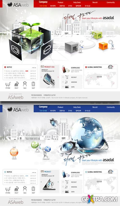 PSD Web Templates - Marketing Technology 1